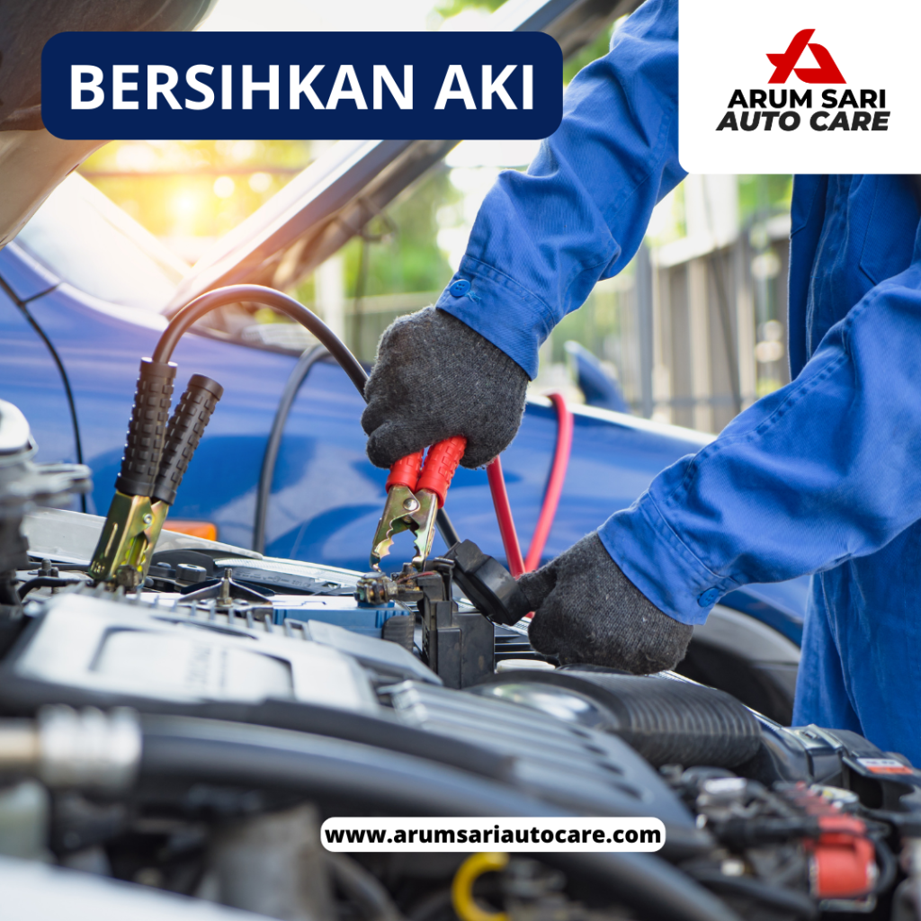 mengatasi aki mobil soak