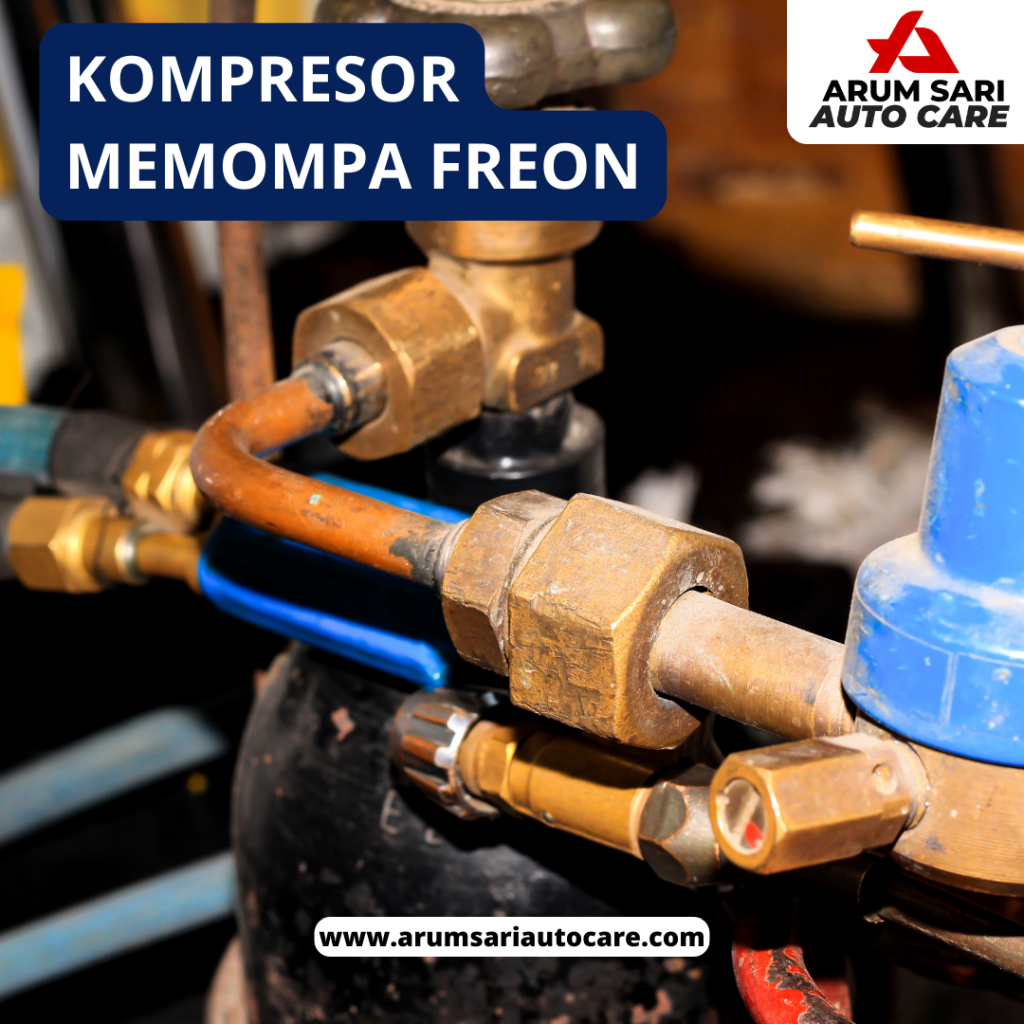 kompresor memompa freon komponen ac mobil