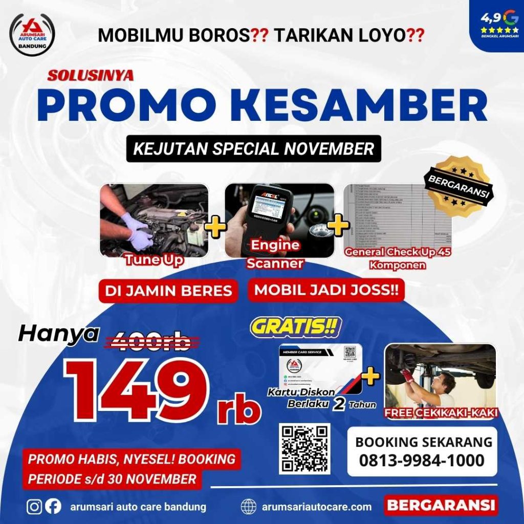 Promo Tune Up Mobil Bandung